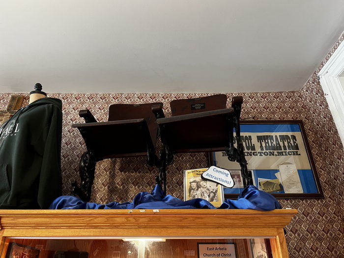 Capitol Theatre - Seats From Theater At Millington Historical Society (newer photo)